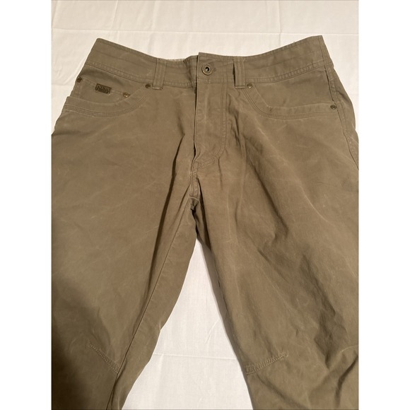 Kuhl Revolvr Pants Men's 32 x 30 Khaki Stretch Hiking Climbing Goprcore 5232 - Picture 1 of 9